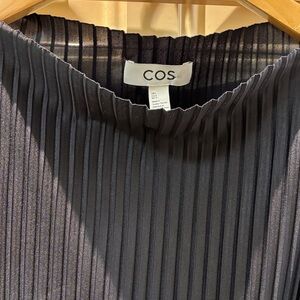 NWOT COS two piece, mini pleat wide leg, pant, and top